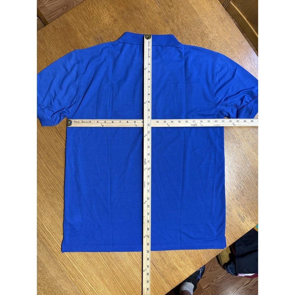 Italia Polo Shirt Mens XL Blue Italy Soccer Flag Embroidered NWT - Picture 7 of 8